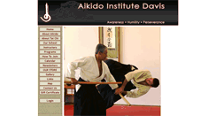 Desktop Screenshot of aikidodavis.com