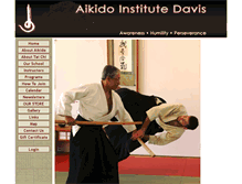 Tablet Screenshot of aikidodavis.com